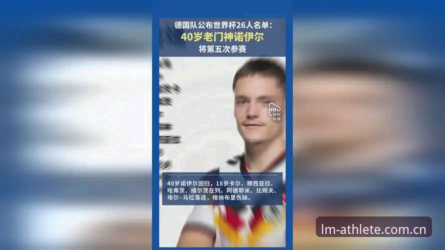 LM体育全能APP教程 德国队26人大名单最新动态:诺伊尔时隔2年回归,18岁小将卡尔首次入选